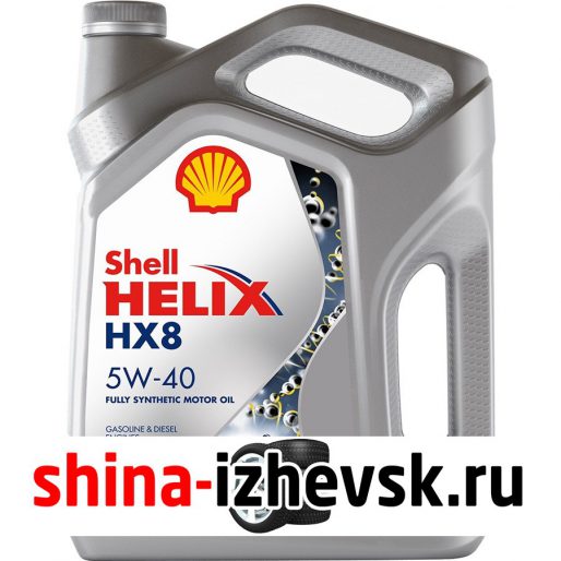Моторное масло для автомобиля SHELL Helix HX8 5W-40 4 л в Ижевске